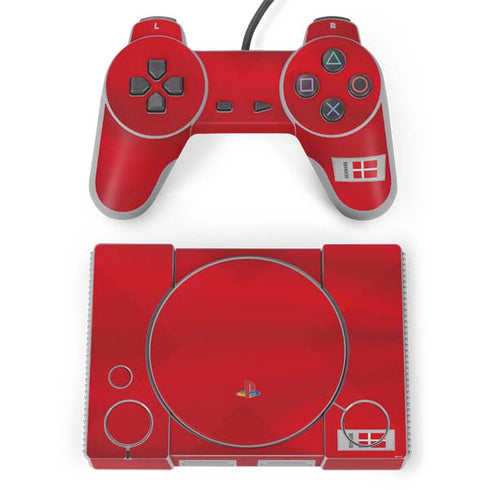 Denmark Soccer Flag PlayStation Classic Bundle Skin